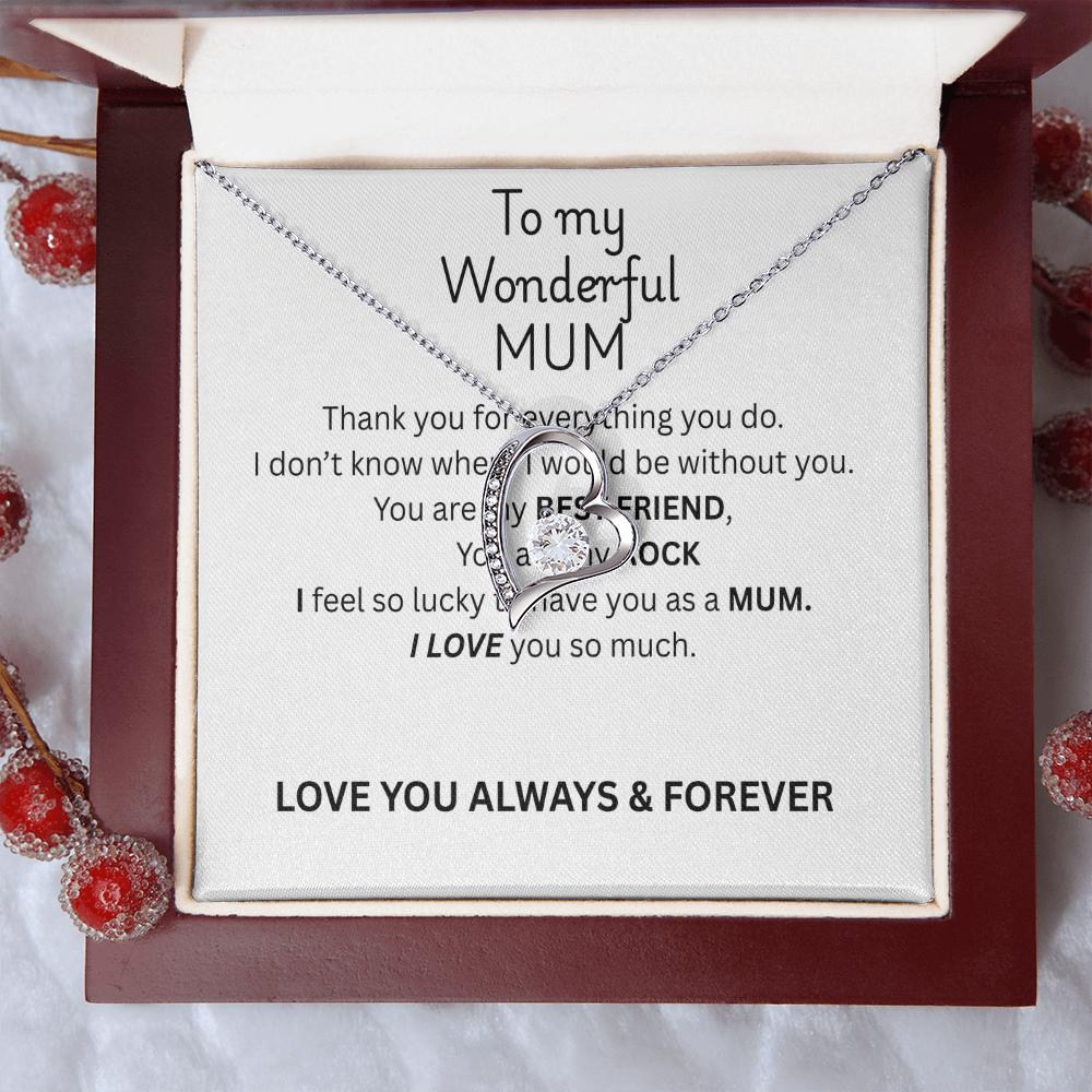 TO MY MUM---Forever Love Necklace