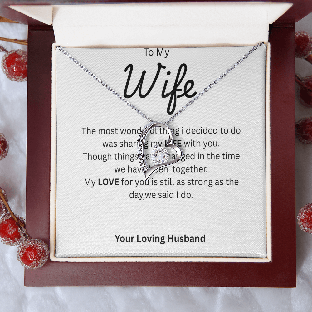 FOR MY WIFE - Forever Love Necklace