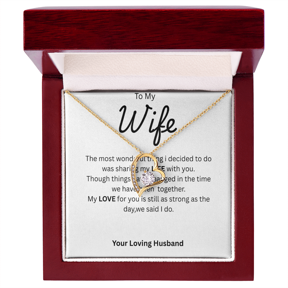 FOR MY WIFE - Forever Love Necklace