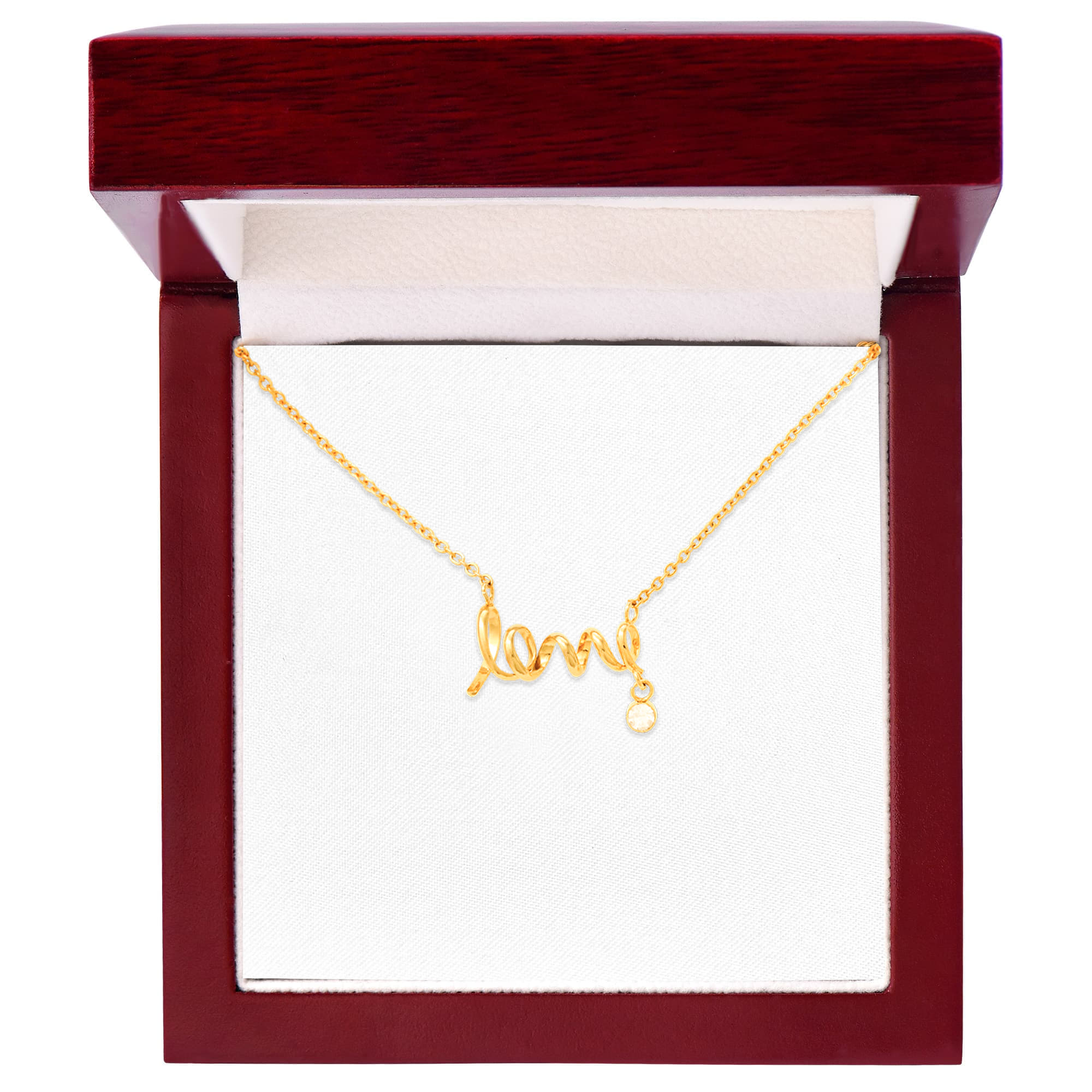 Non Message Card- Love Necklace