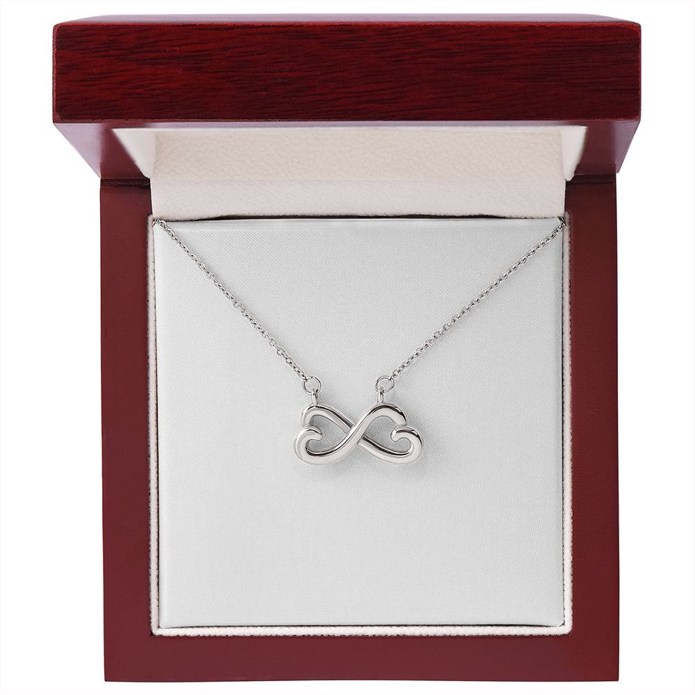 Endless Love Necklace White/Yellow Gold