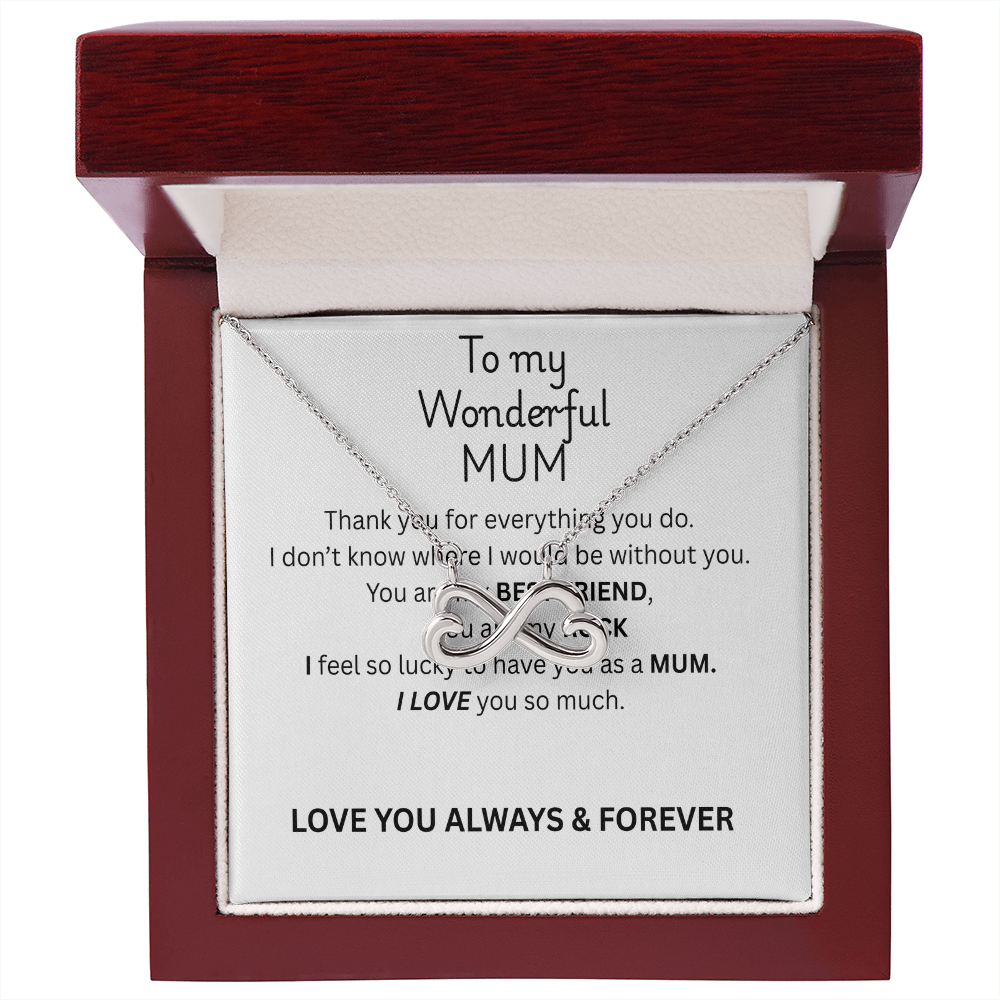 To My Mum--Endless Love Necklace