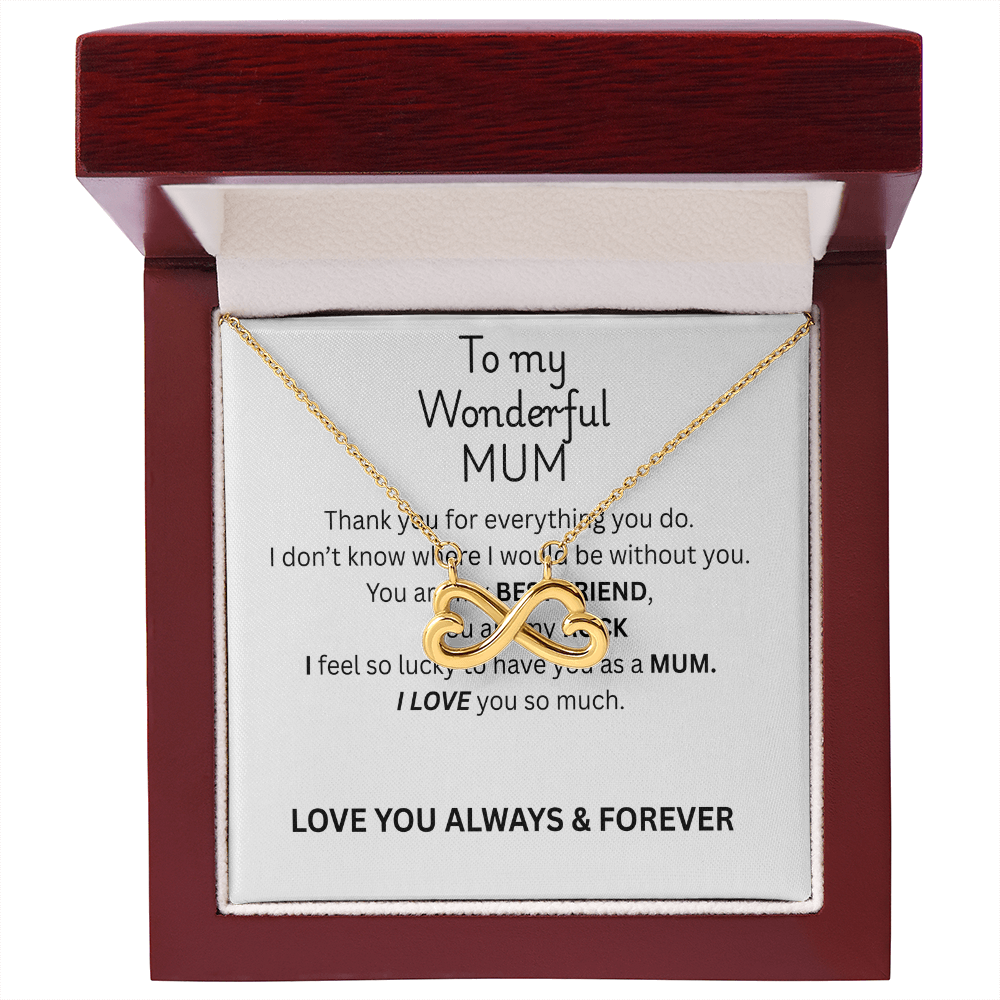 To My Mum--Endless Love Necklace