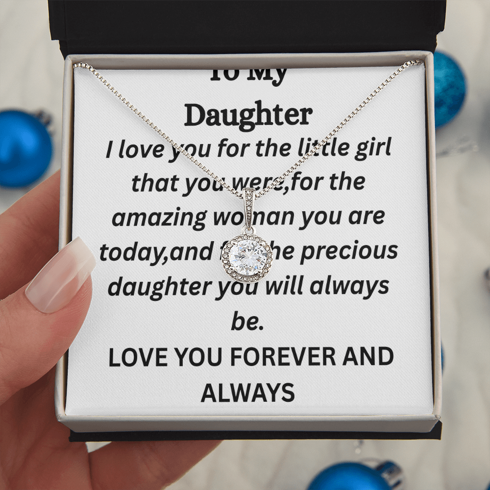 To My Daughter-Eternal Hope Necklace