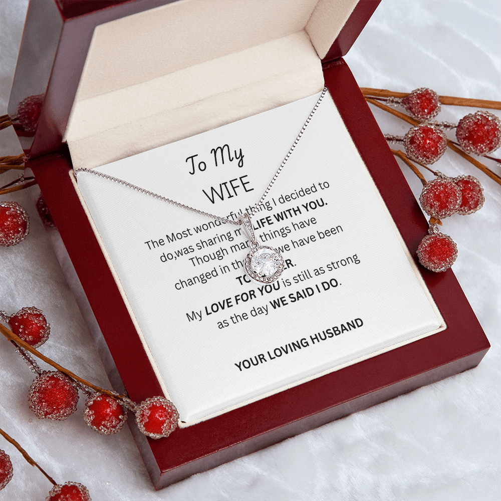 TO MY WIFE - Eternal Hope Necklace
