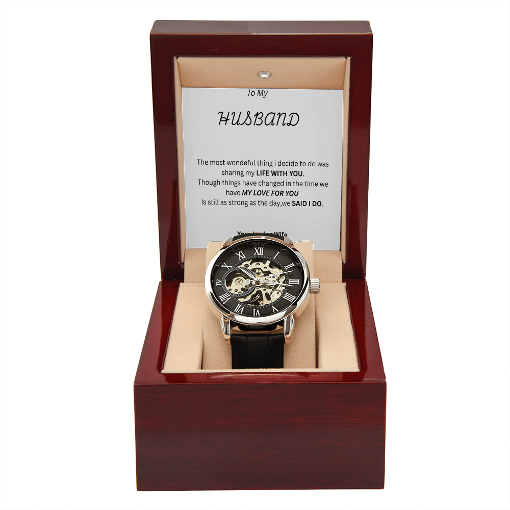 TO MY HUSBAND - Openwork Watch