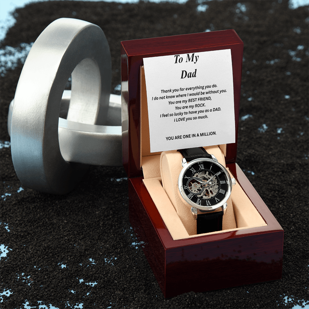 To My Dad--Openwork Watch