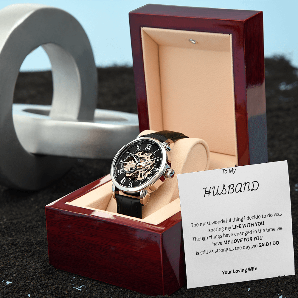 TO MY HUSBAND - Openwork Watch