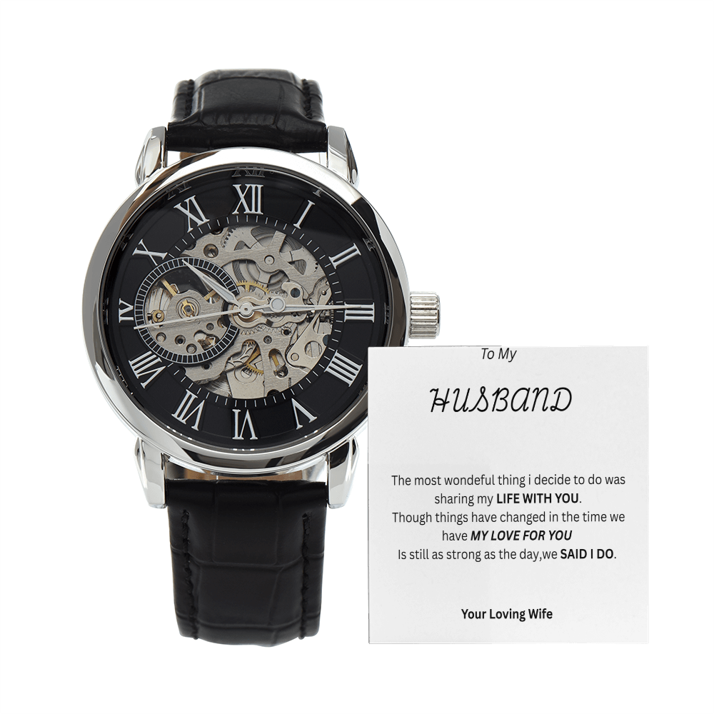 TO MY HUSBAND - Openwork Watch
