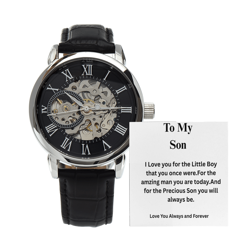 To My Son-Openwork Watch