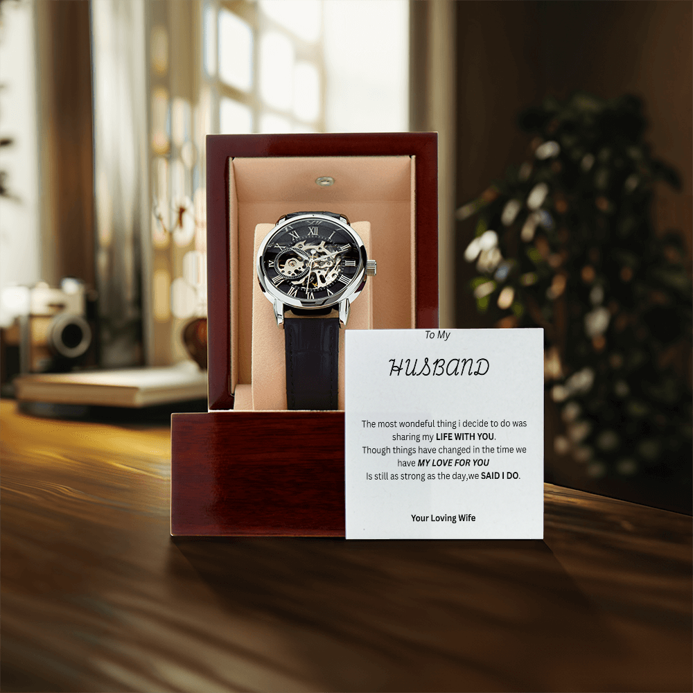 TO MY HUSBAND - Openwork Watch