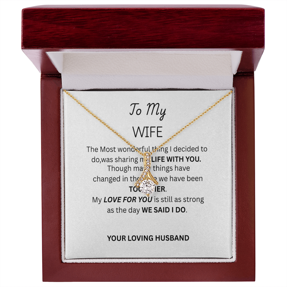 TO MY WIFE - Alluring Beauty Necklace