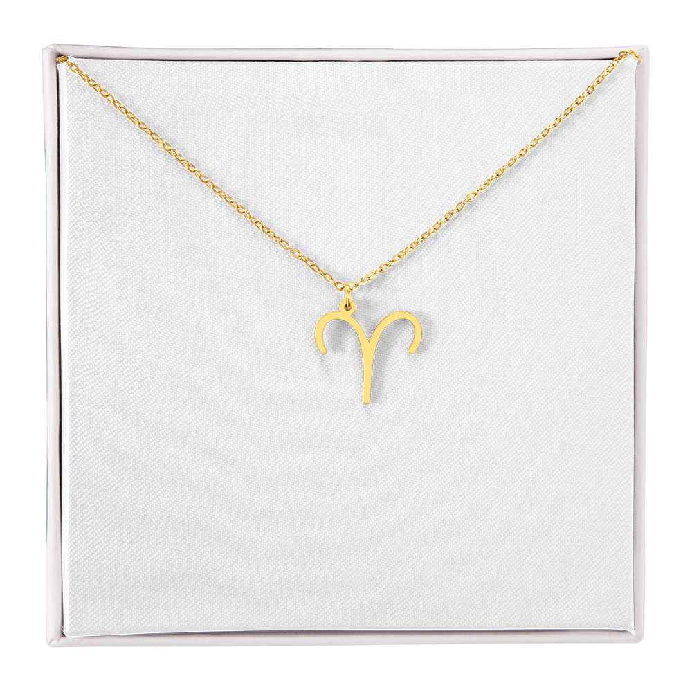 Zodiac Sign Necklace – Personalized Astrology Pendant, 18K Gold or Silver