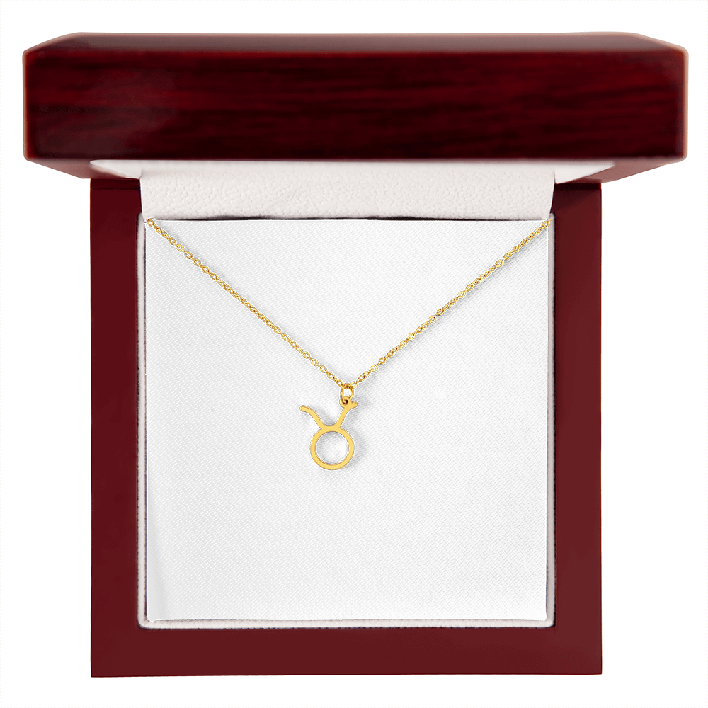 Zodiac Sign Necklace – Personalized Astrology Pendant, 18K Gold or Silver