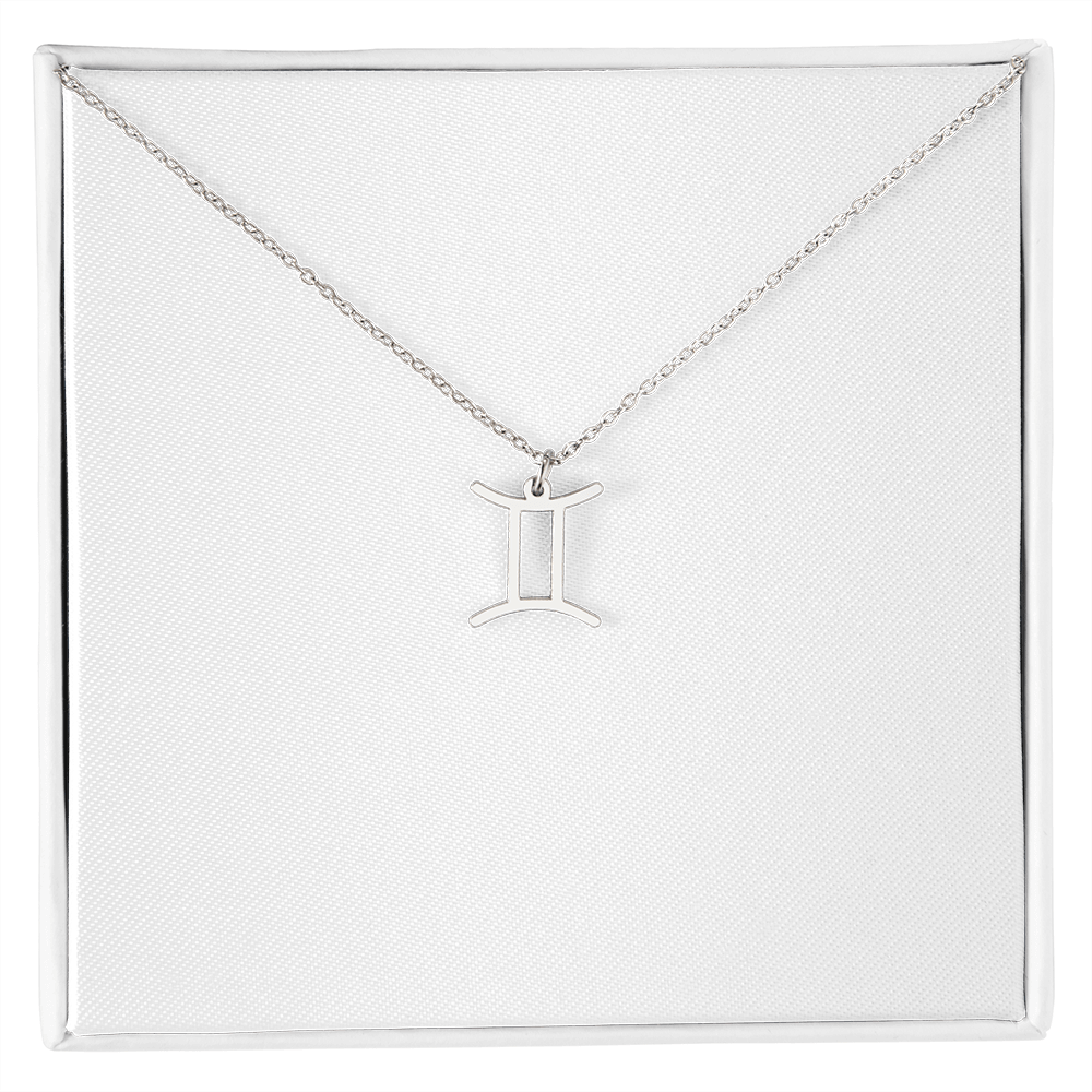 Zodiac Sign Necklace – Personalized Astrology Pendant, 18K Gold or Silver