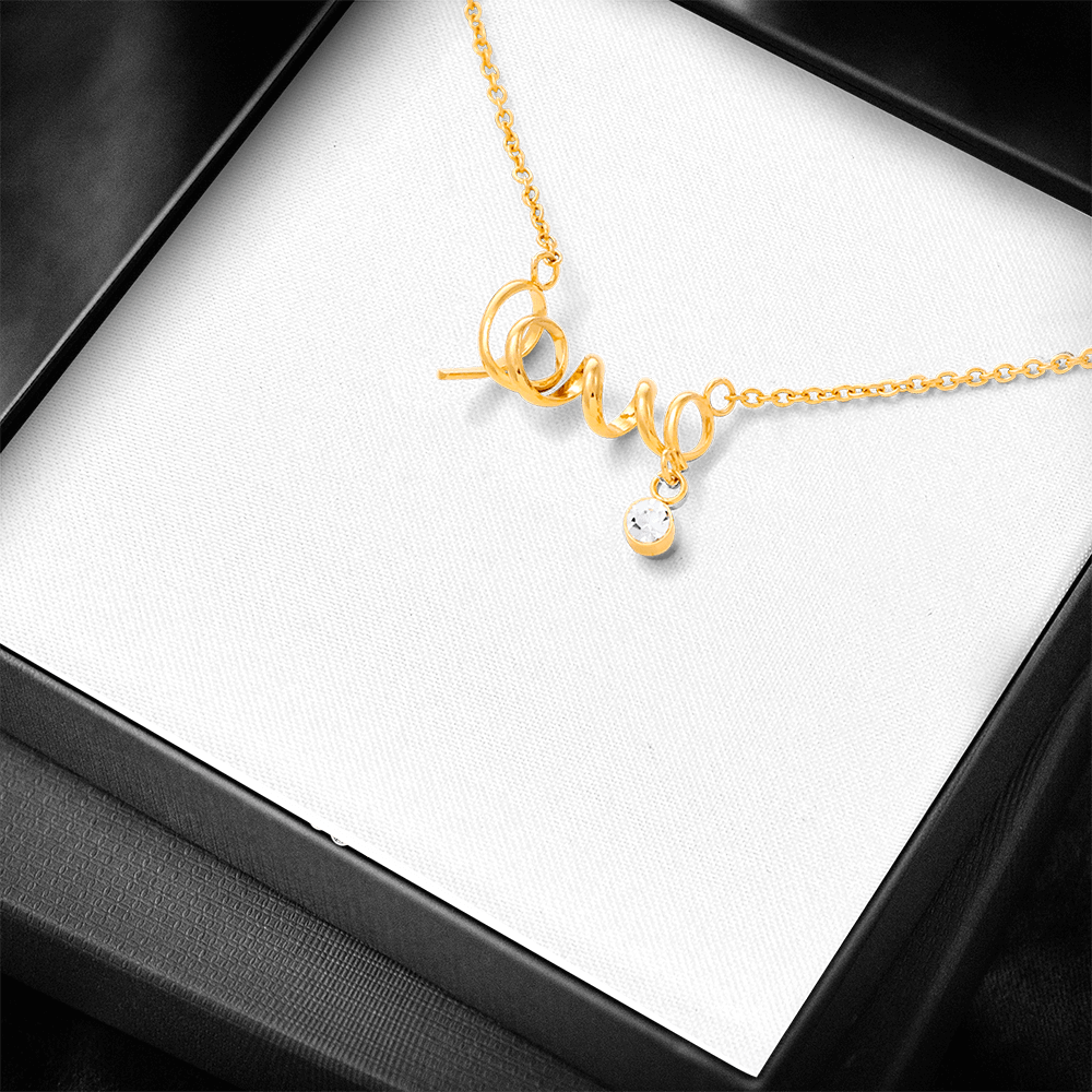 Non Message Card- Love Necklace