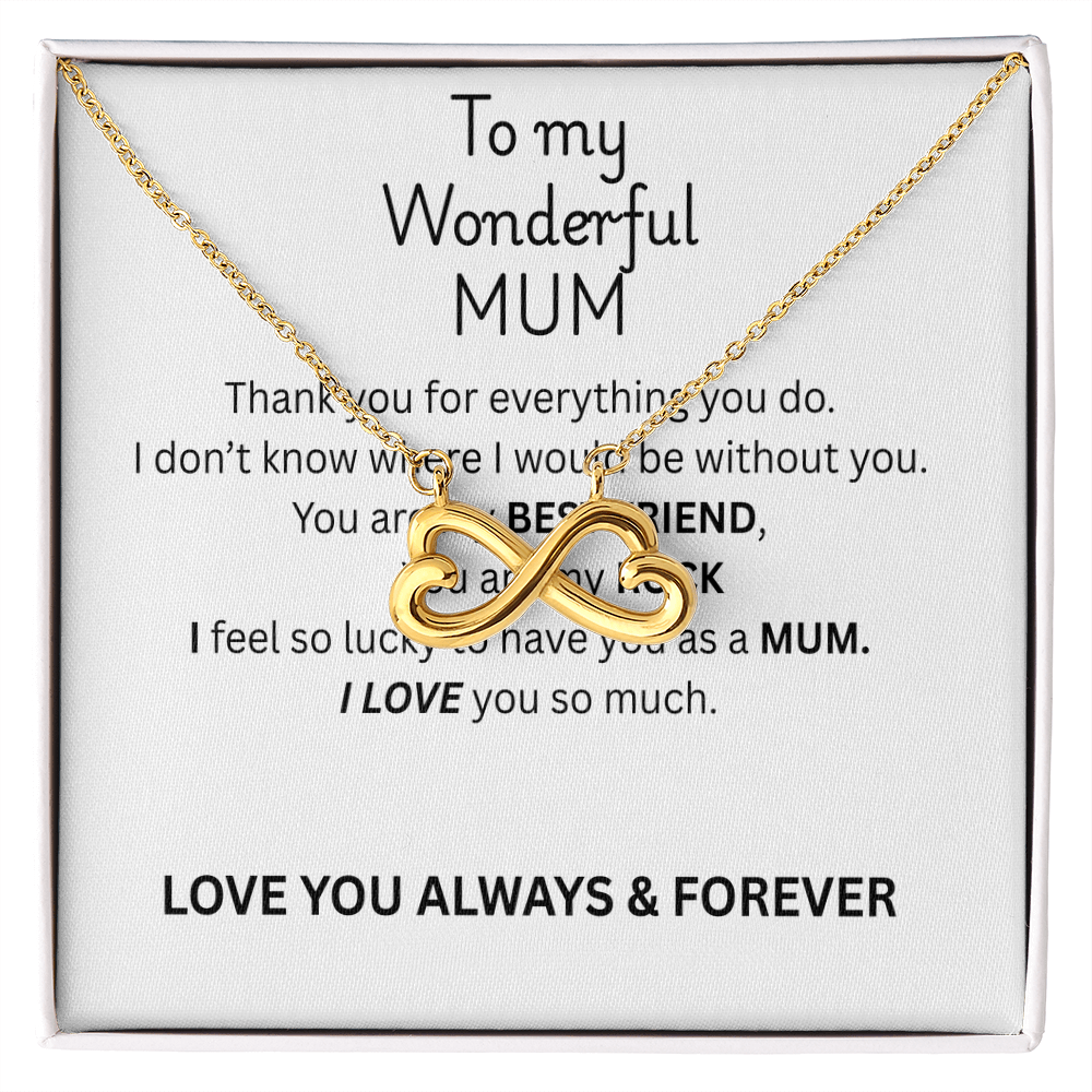 To My Mum--Endless Love Necklace