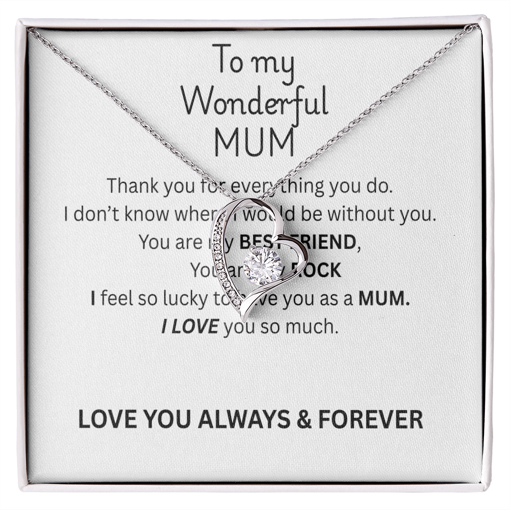 TO MY MUM---Forever Love Necklace