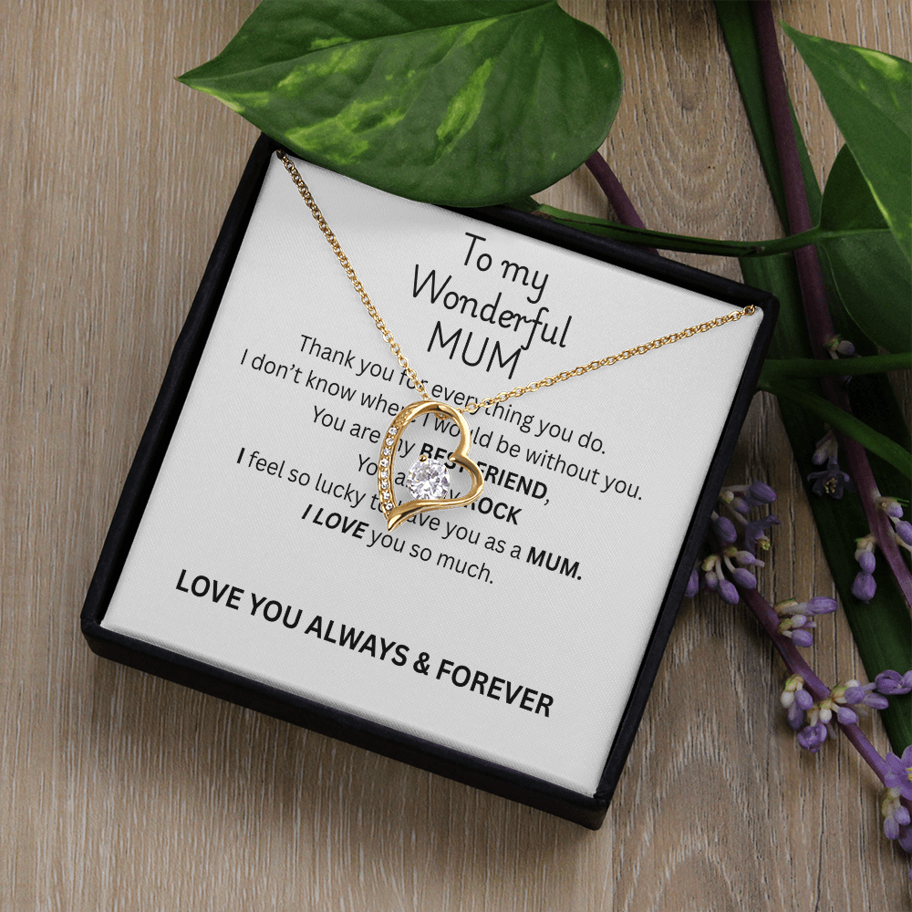 TO MY MUM---Forever Love Necklace