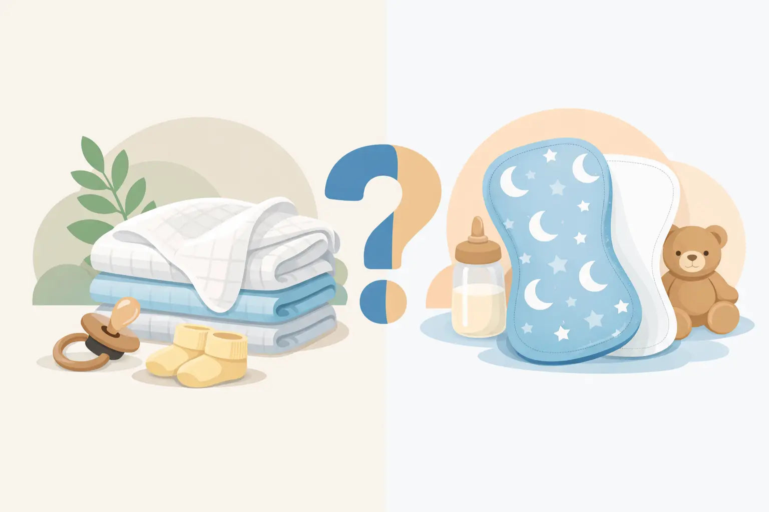 Muslin Cloths vs Burp Cloths: Which Do You Need?