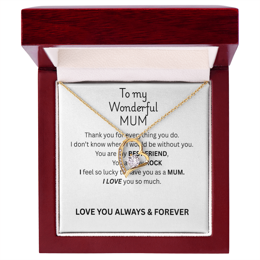 TO MY MUM---Forever Love Necklace