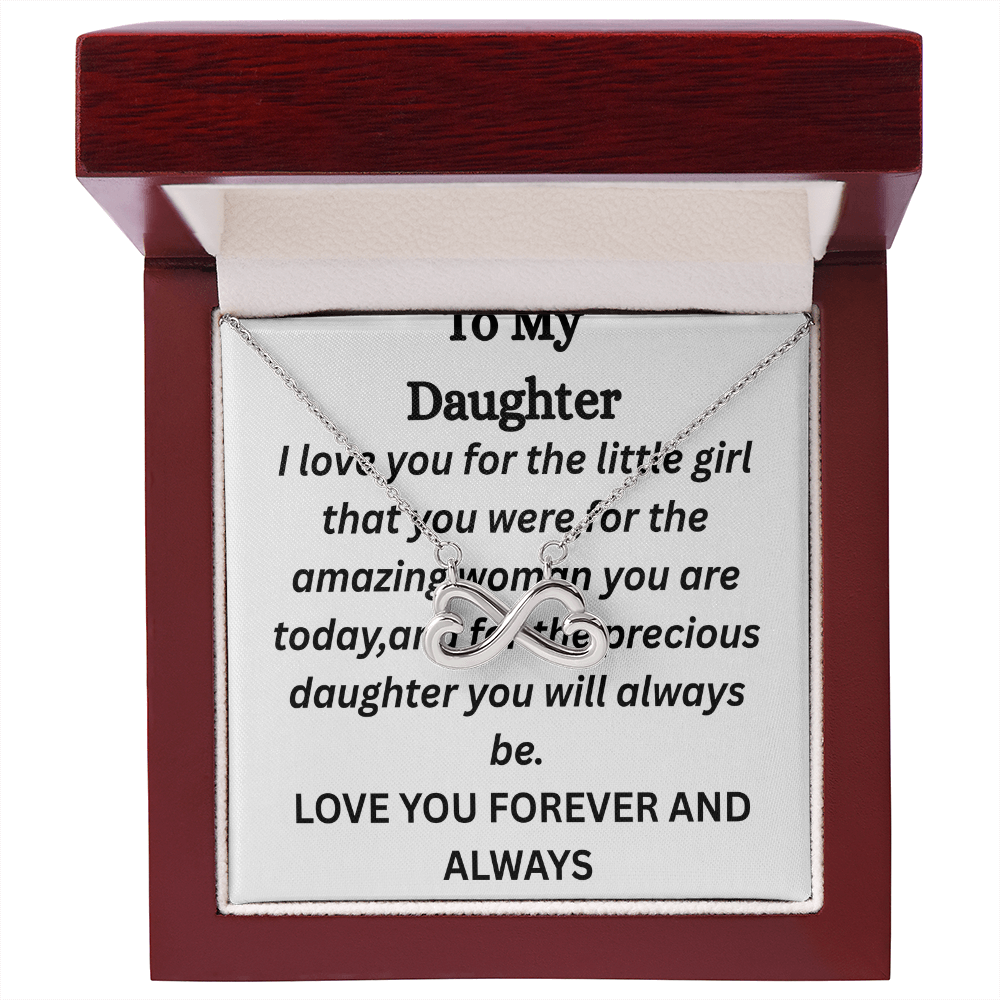To My Daughter- Endless Love Necklace