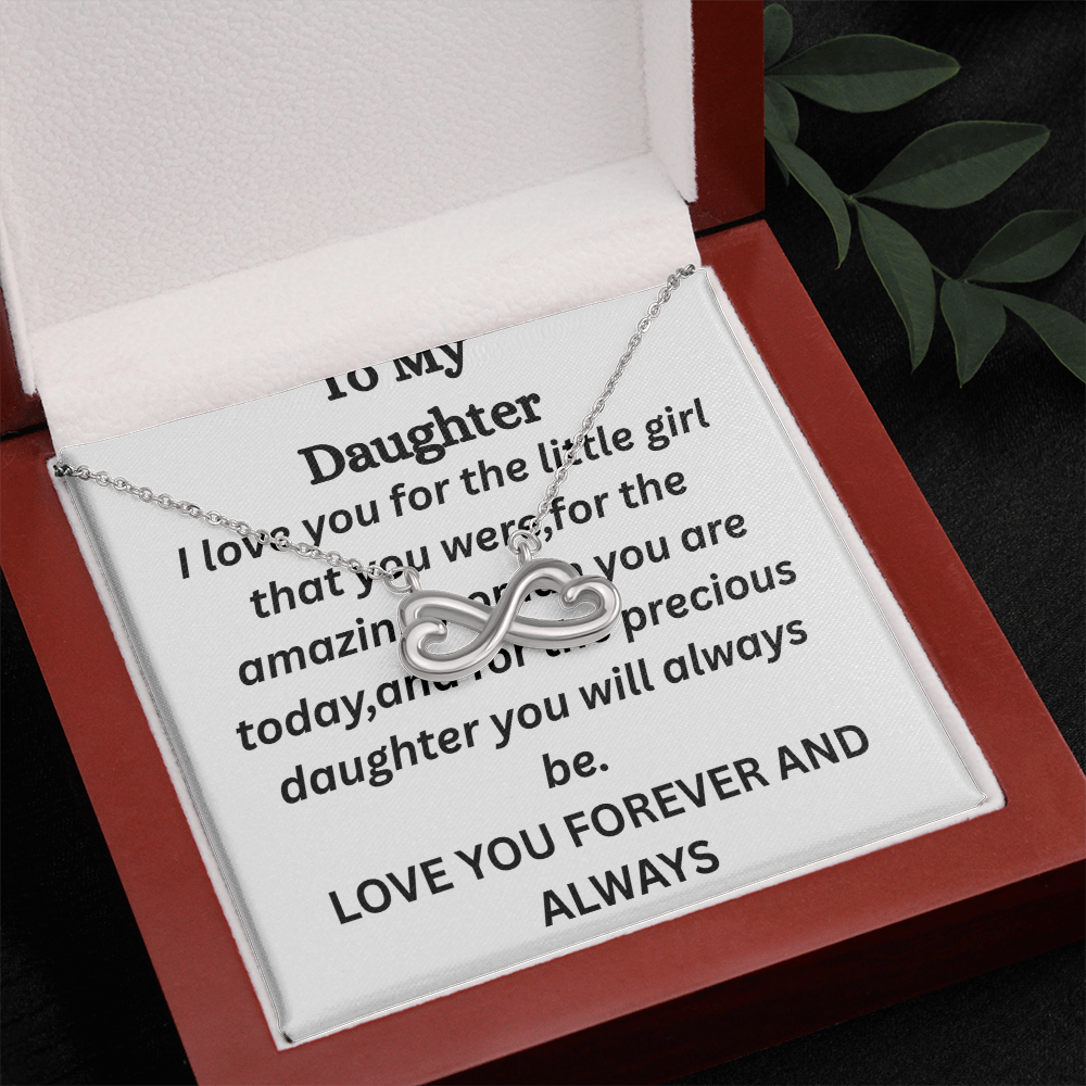 To My Daughter- Endless Love Necklace