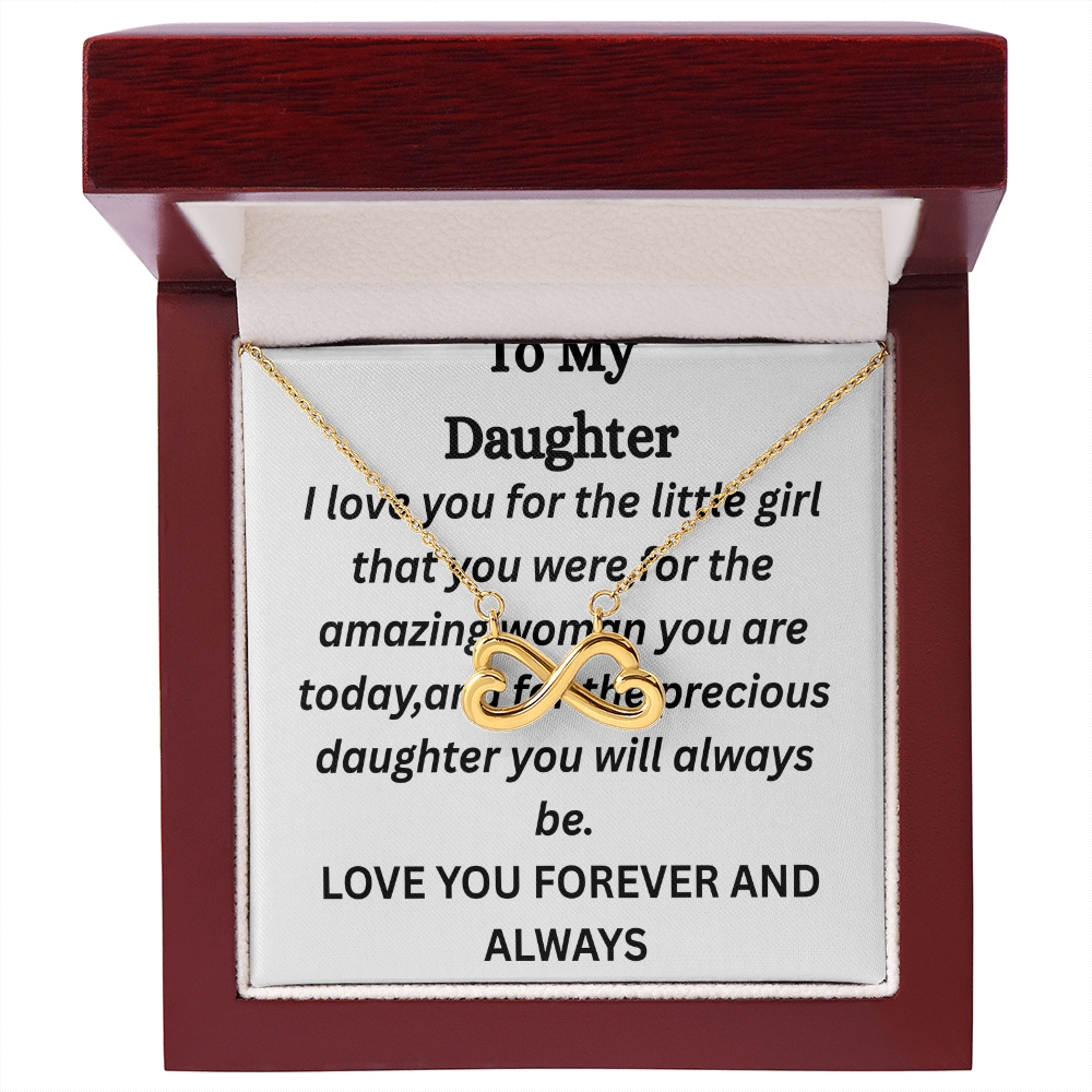 To My Daughter- Endless Love Necklace