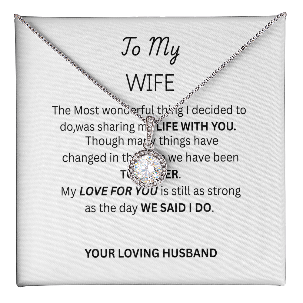 TO MY WIFE - Eternal Hope Necklace