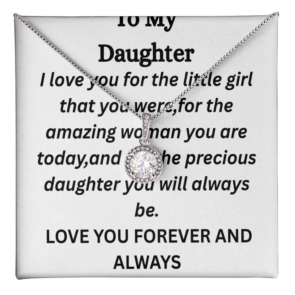 To My Daughter-Eternal Hope Necklace