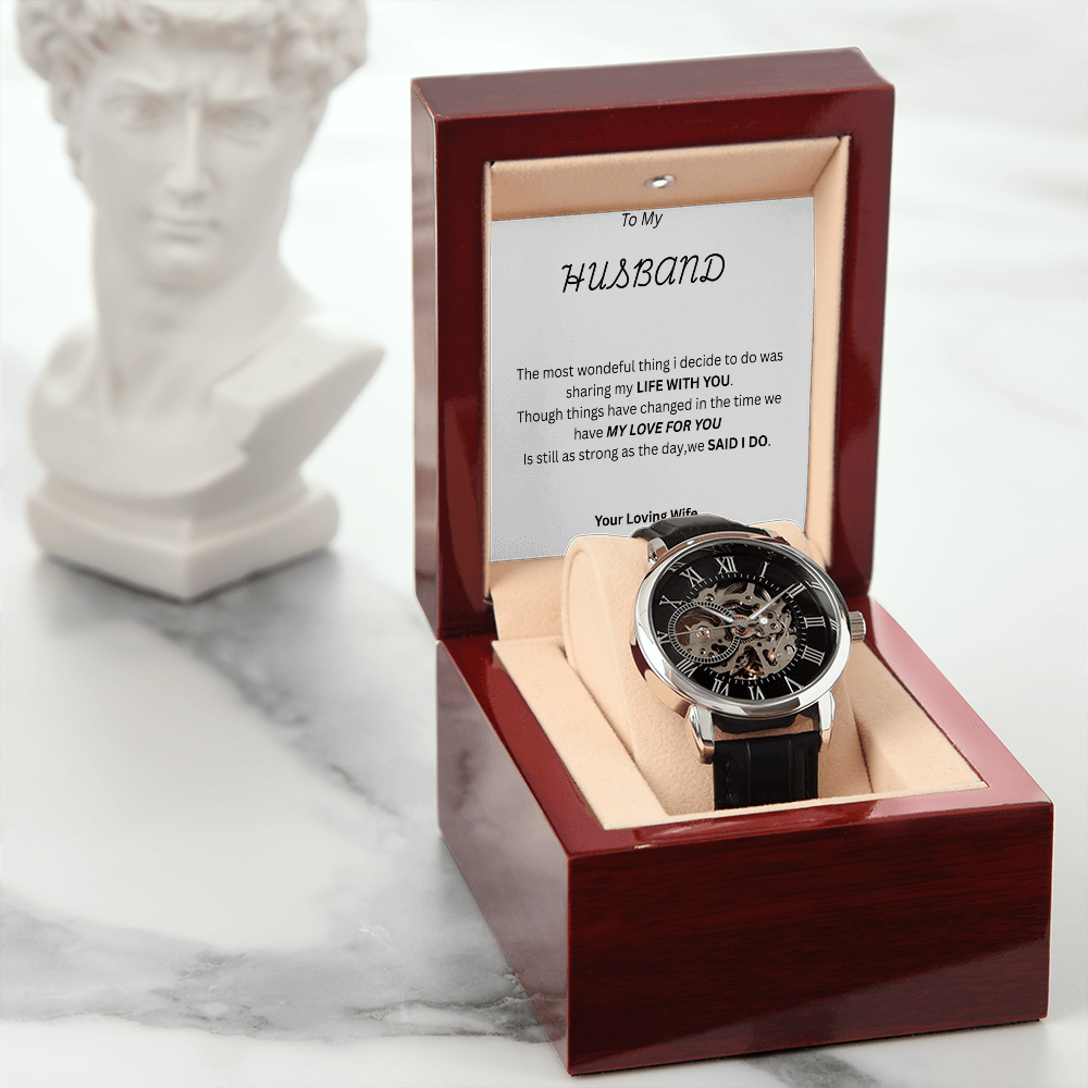 TO MY HUSBAND - Openwork Watch