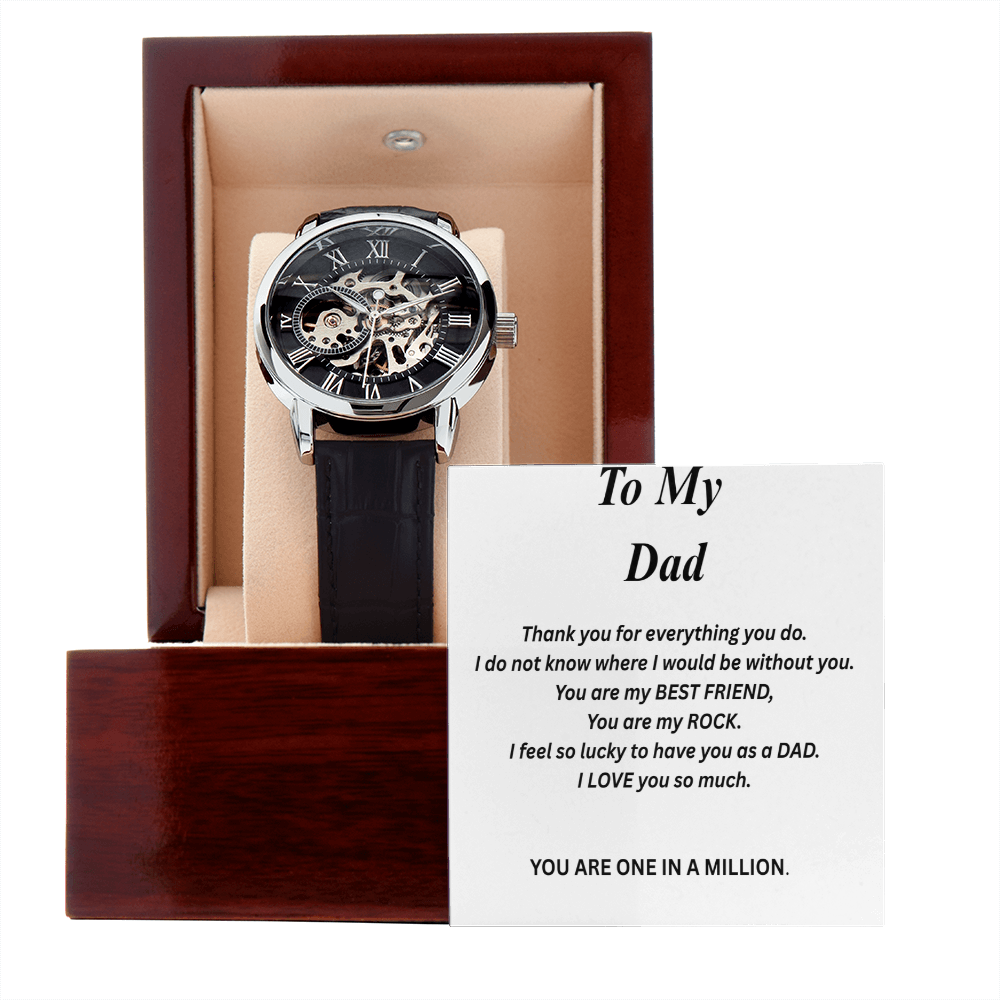 To My Dad--Openwork Watch