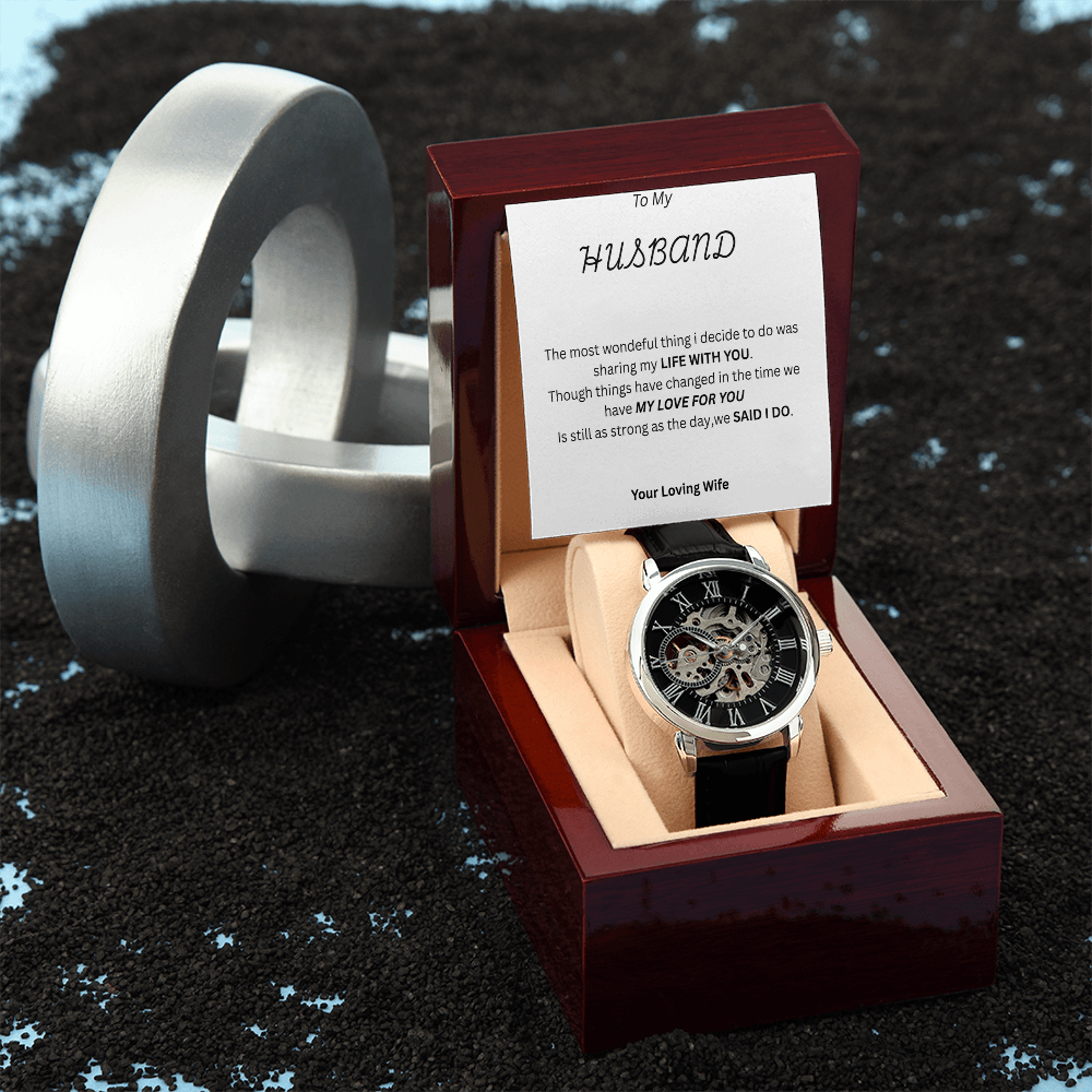 TO MY HUSBAND - Openwork Watch