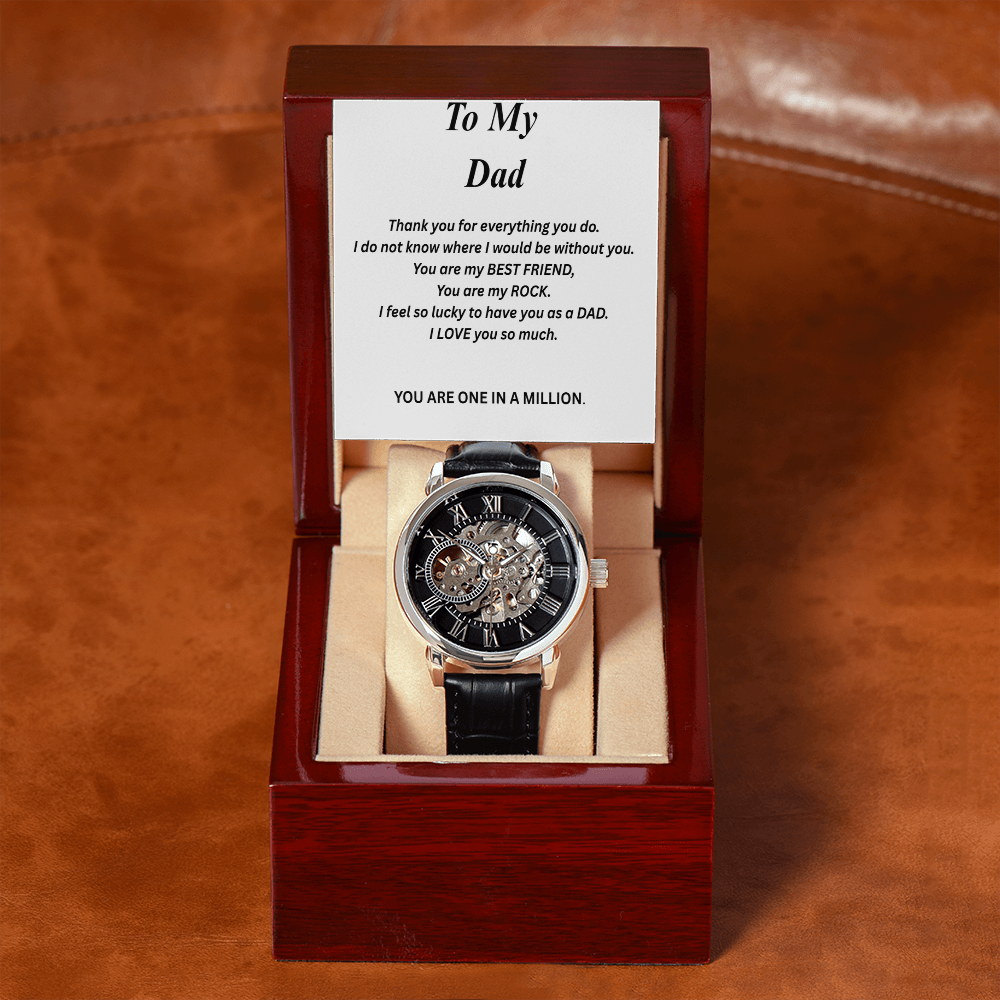 To My Dad--Openwork Watch