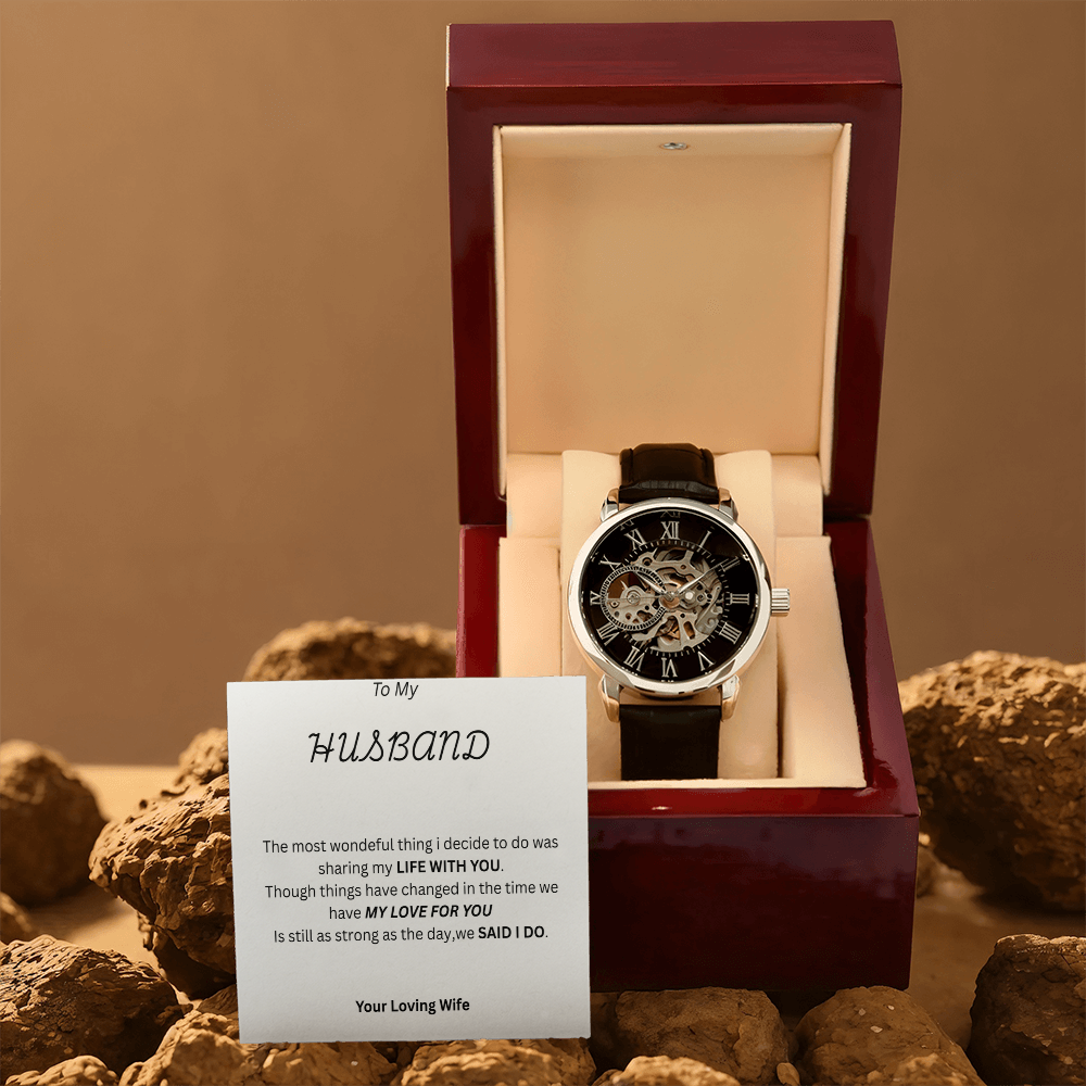 TO MY HUSBAND - Openwork Watch