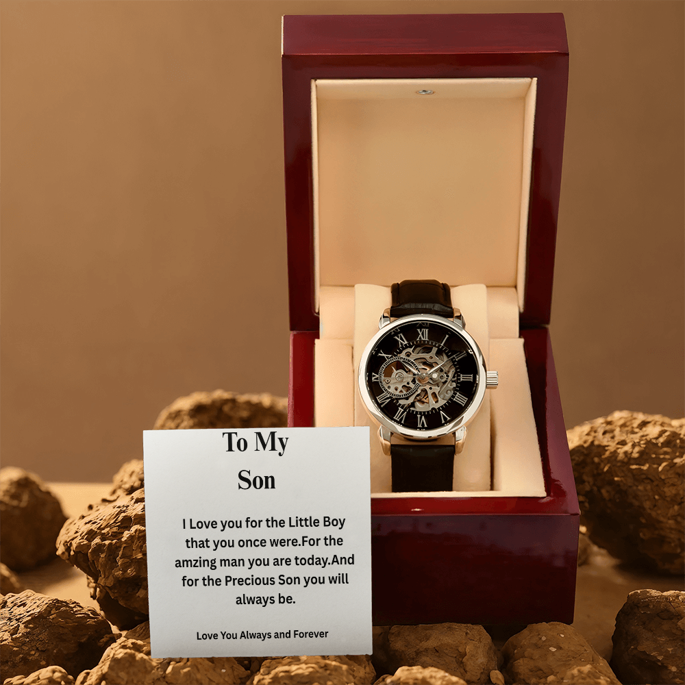 To My Son-Openwork Watch
