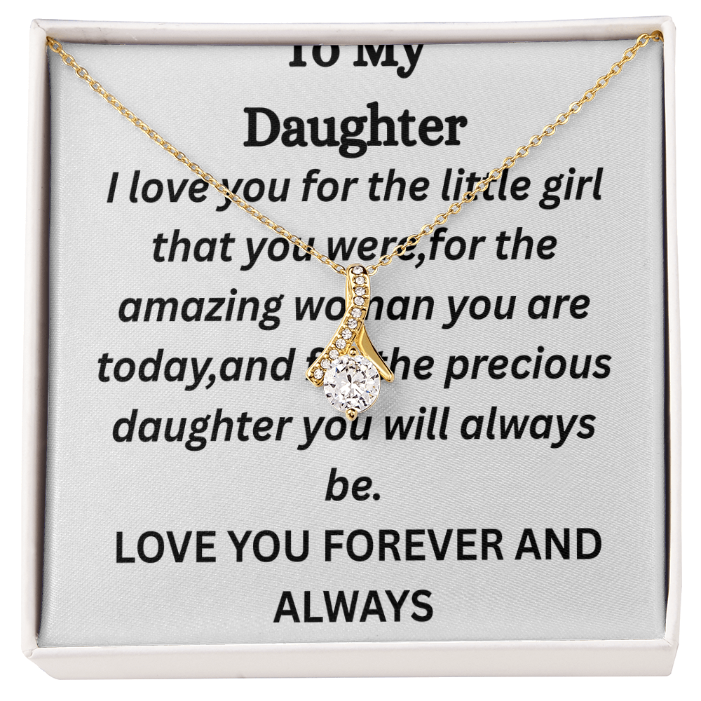To My Daughter-Alluring Beauty Necklace
