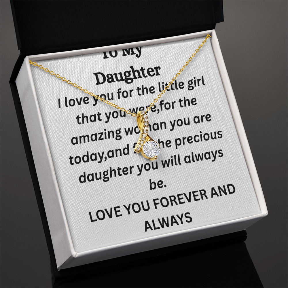 To My Daughter-Alluring Beauty Necklace
