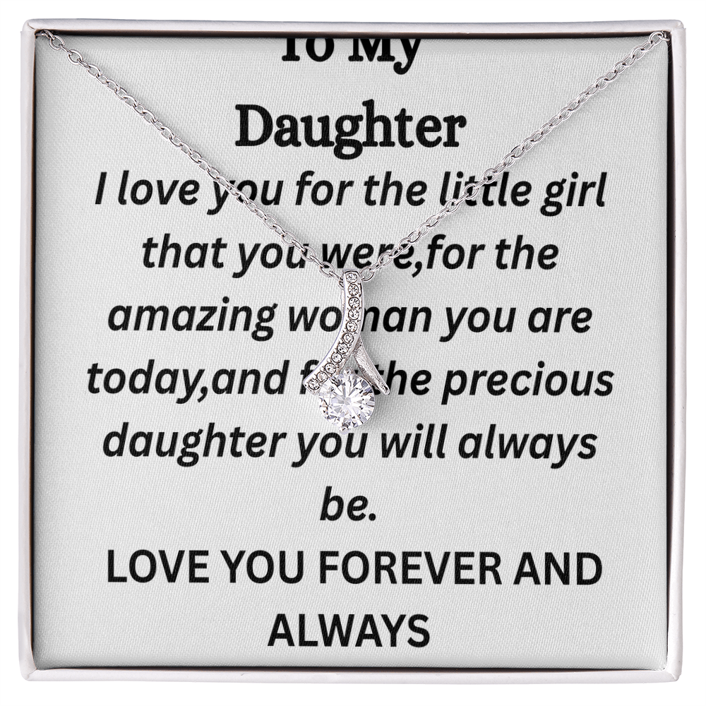 To My Daughter-Alluring Beauty Necklace