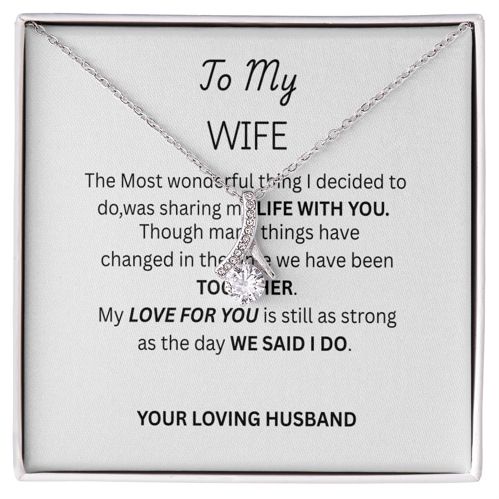 TO MY WIFE - Alluring Beauty Necklace