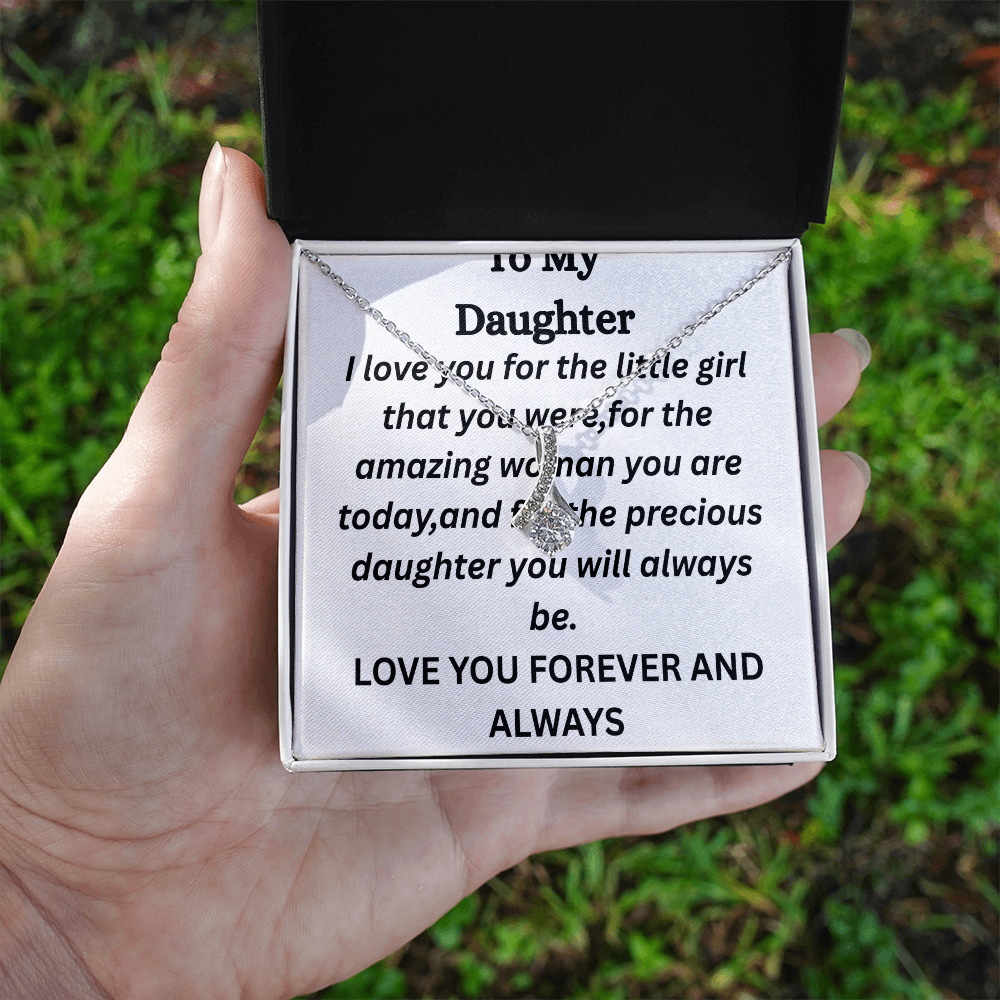 To My Daughter-Alluring Beauty Necklace