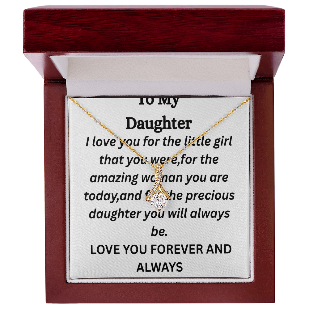 To My Daughter-Alluring Beauty Necklace
