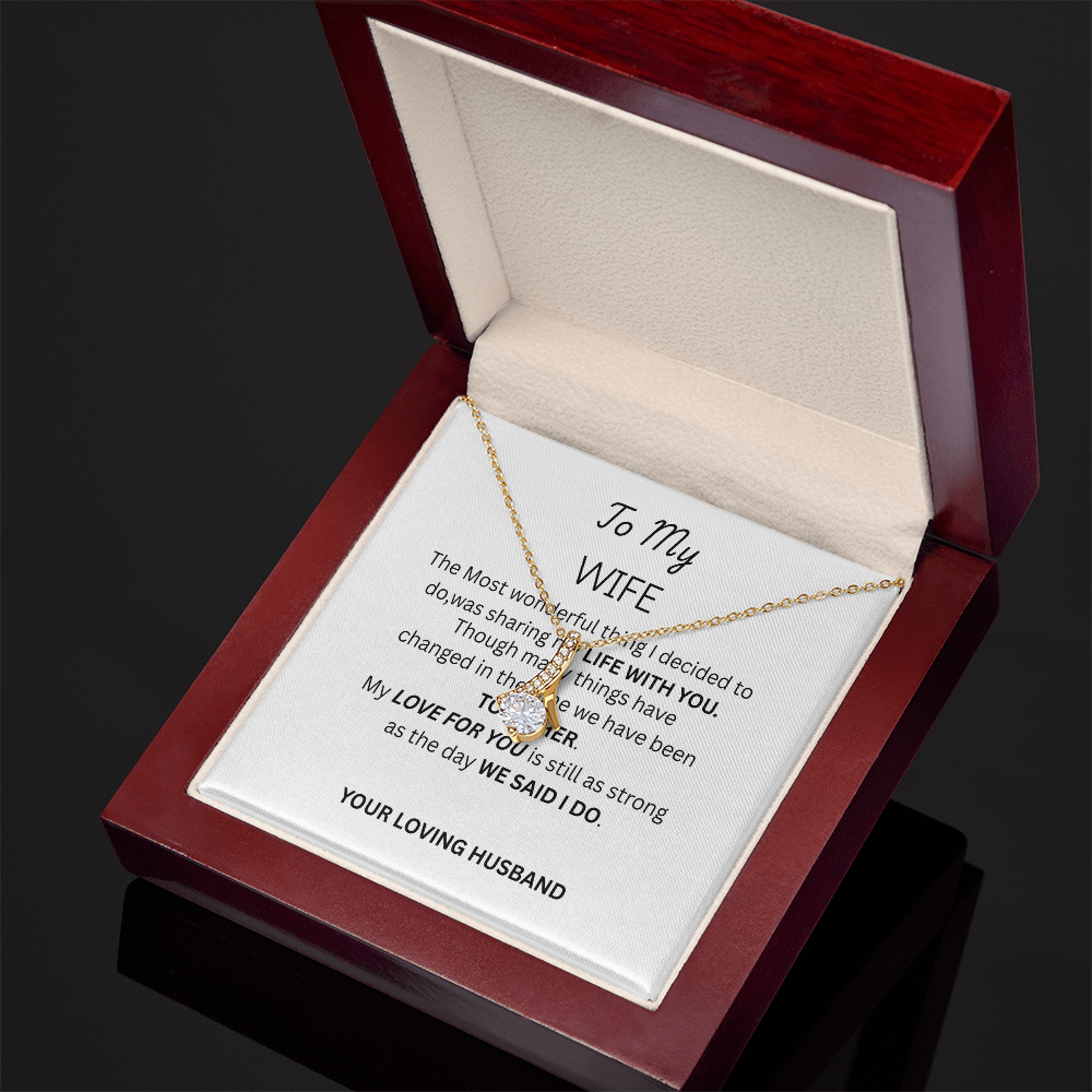 TO MY WIFE - Alluring Beauty Necklace