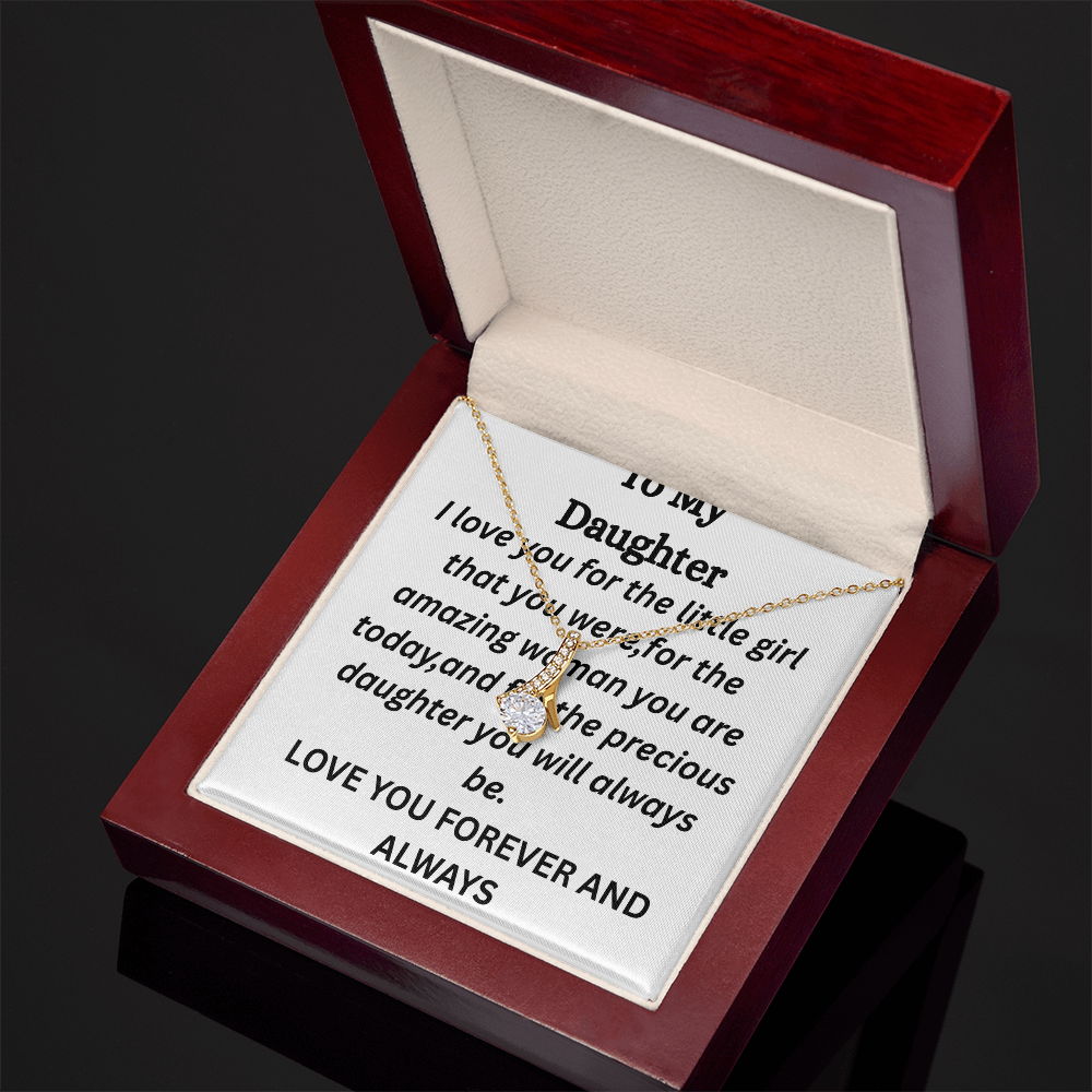 To My Daughter-Alluring Beauty Necklace