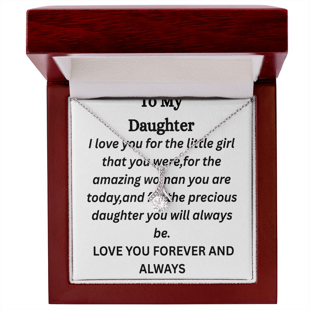 To My Daughter-Alluring Beauty Necklace