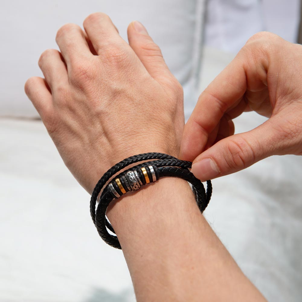 To My Son-Love You Forever Bracelet