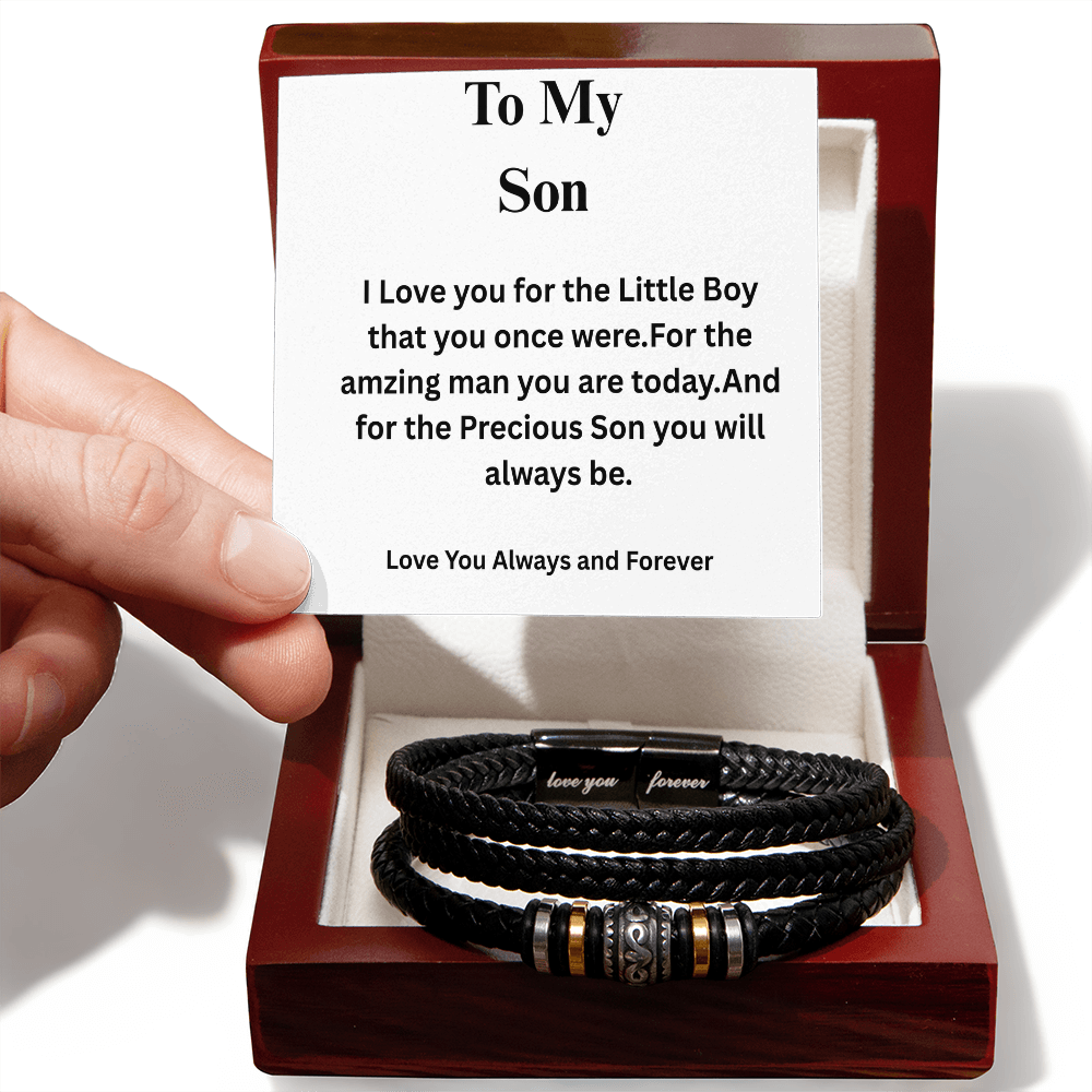 To My Son-Love You Forever Bracelet