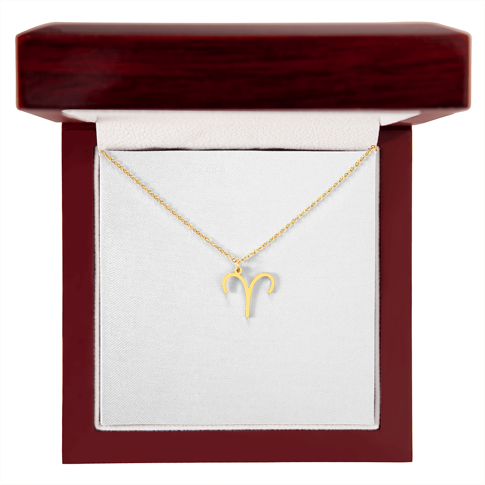 Zodiac Sign Necklace – Personalized Astrology Pendant, 18K Gold or Silver