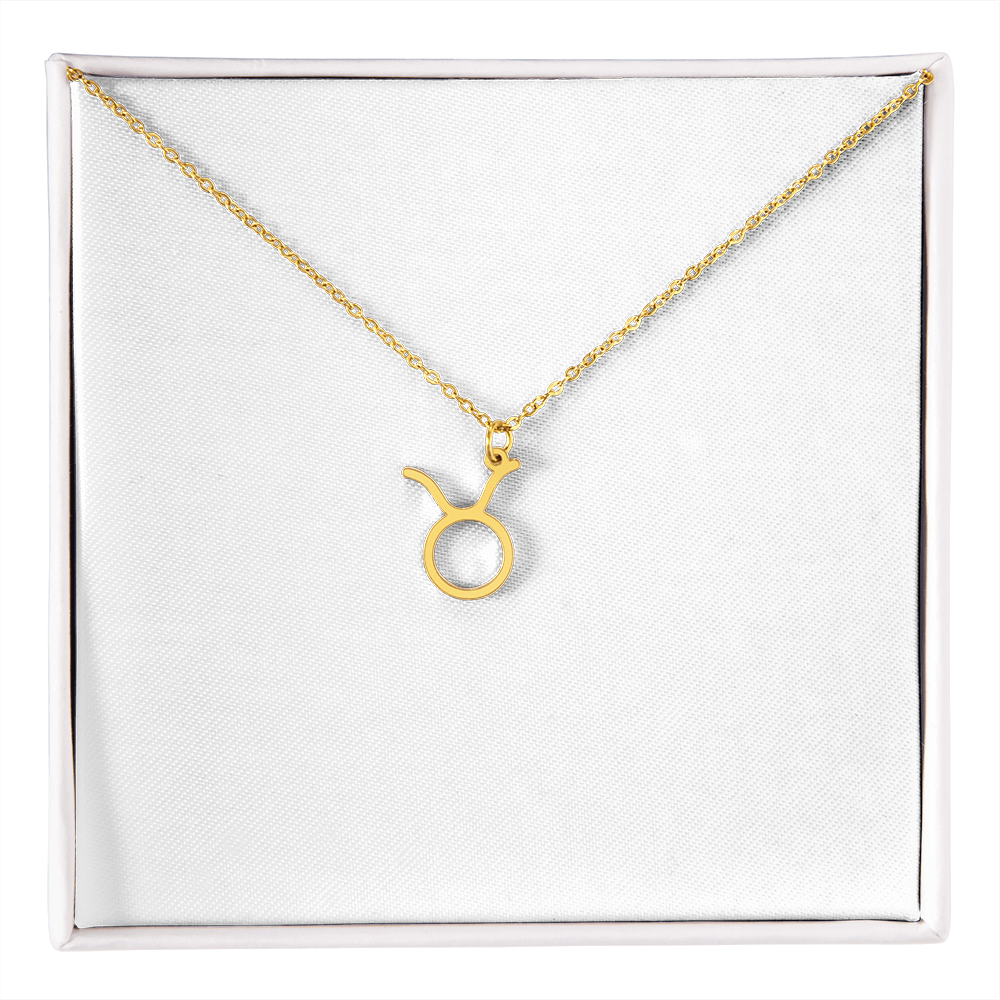 Zodiac Sign Necklace – Personalized Astrology Pendant, 18K Gold or Silver
