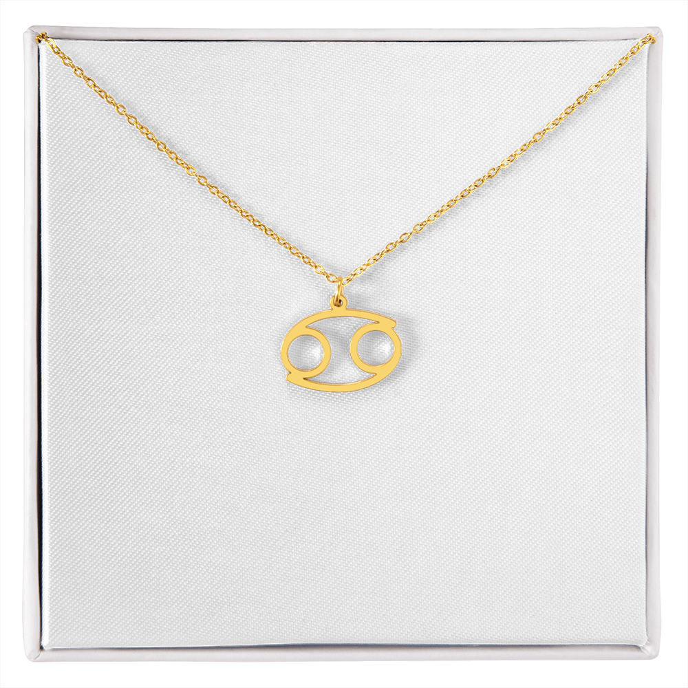 Zodiac Sign Necklace – Personalized Astrology Pendant, 18K Gold or Silver